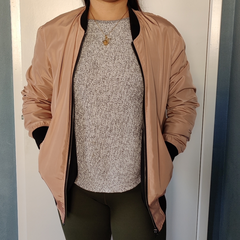 BP. Reversible bomber jacket
